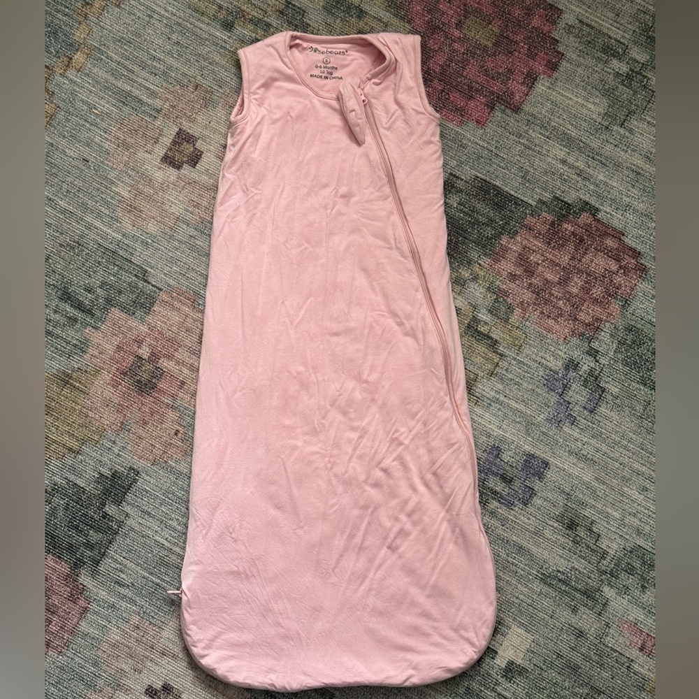 Sleep sack in Pink 1.0 TOG size 0-6m